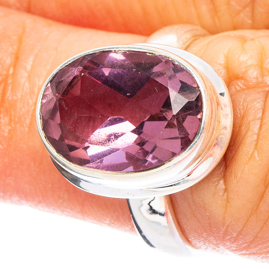 Amethyst 925 Sterling Silver Ring Size 6 (925 Sterling Silver) R6061