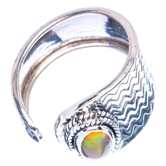 Rare  Ethiopian Opal Ring Size 6.75 (925 Sterling Silver) R3735