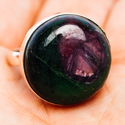 Fire Ruby Zoisite Ring Size 8 (.925 Sterling Silver)