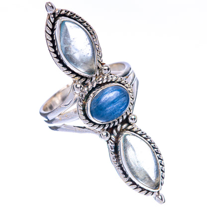 Large Kyanite, Aquamarine Ring Size 7 (925 Sterling Silver) R144666
