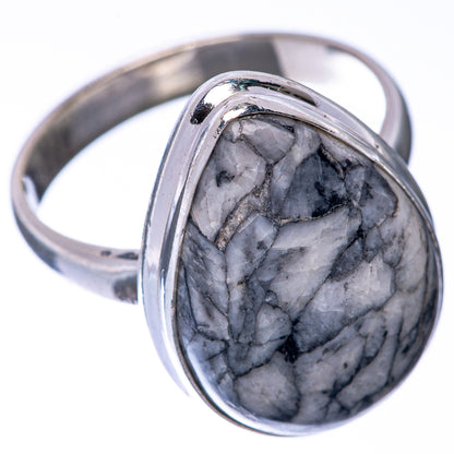 Pinolith Jasper Ring Size 9 (925 Sterling Silver) R145106