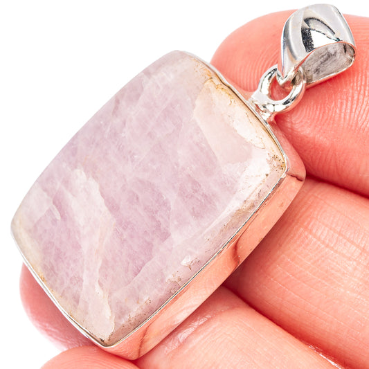 Rare Kunzite Pendant 1 3/8" (925 Sterling Silver) P44533