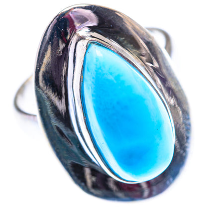 Larimar 925 Sterling Silver Ring Size 6 (925 Sterling Silver) RING140308