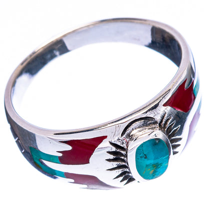 Arizona Turquoise 925 Sterling Silver Ring Size 7.5 Ana Co R2426