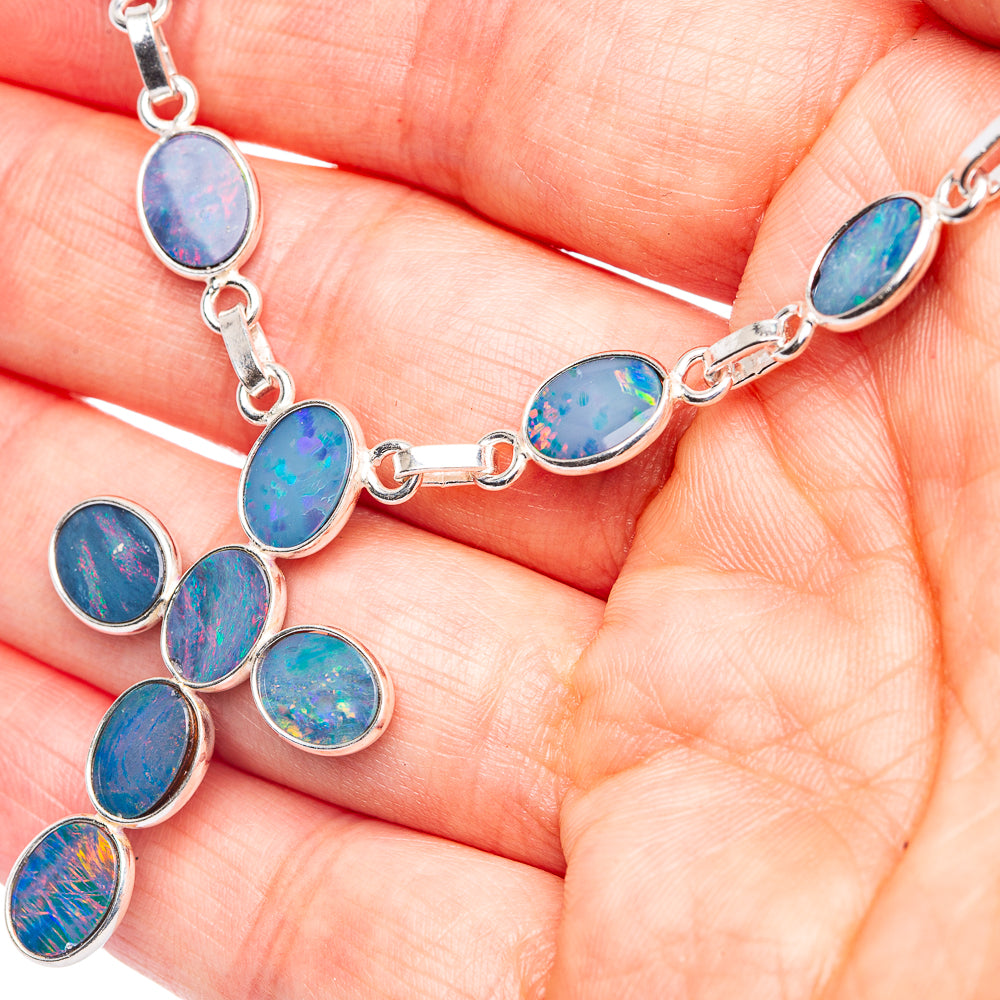 Ana Silver Co Doublet Opal Bracelet 7 To 8" (925 Sterling Silver) (925 Sterling Silver) N90098
