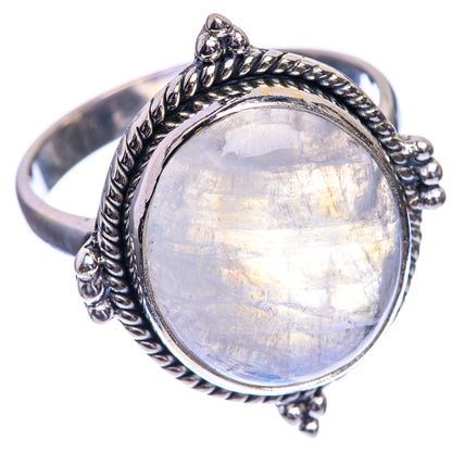 Rainbow Moonstone Ring Size 11 (925 Sterling Silver) RING143294