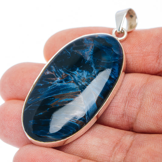 Premium Pietersite Pendant 2 1/8" (.925 Sterling Silver)