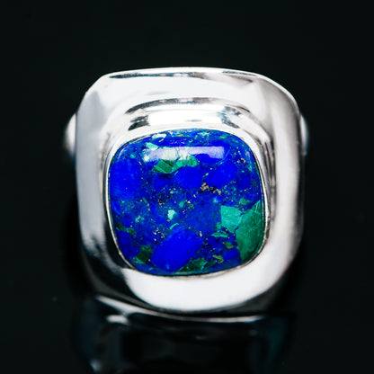 Premium Azurite Malachite Ring (.925 Sterling Silver)
