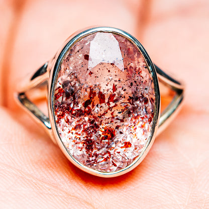 Premium Faceted Lepidocrocite Ring Size 8.75 (.925 Sterling Silver)