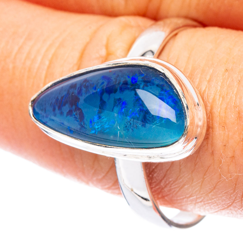 Rare Triplet Opal Ring Size 10.25 (925 Sterling Silver) R7243