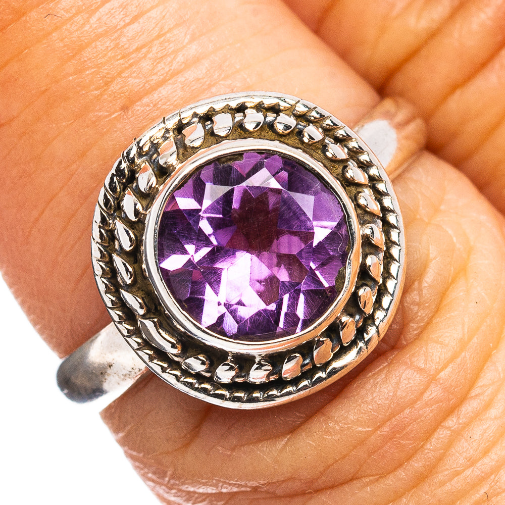 Amethyst Ring Size 7 (.925 Sterling Silver)