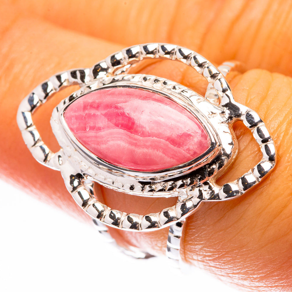 Premium Rhodochrosite Ring Size 7 (925 Sterling Silver) R141885