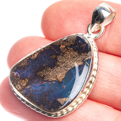 Boulder Opal Pendant 1 5/8" (925 Sterling Silver) P39341