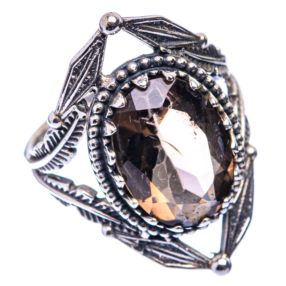 Smoky Quartz Ring Size 6.75 (925 Sterling Silver) R141284