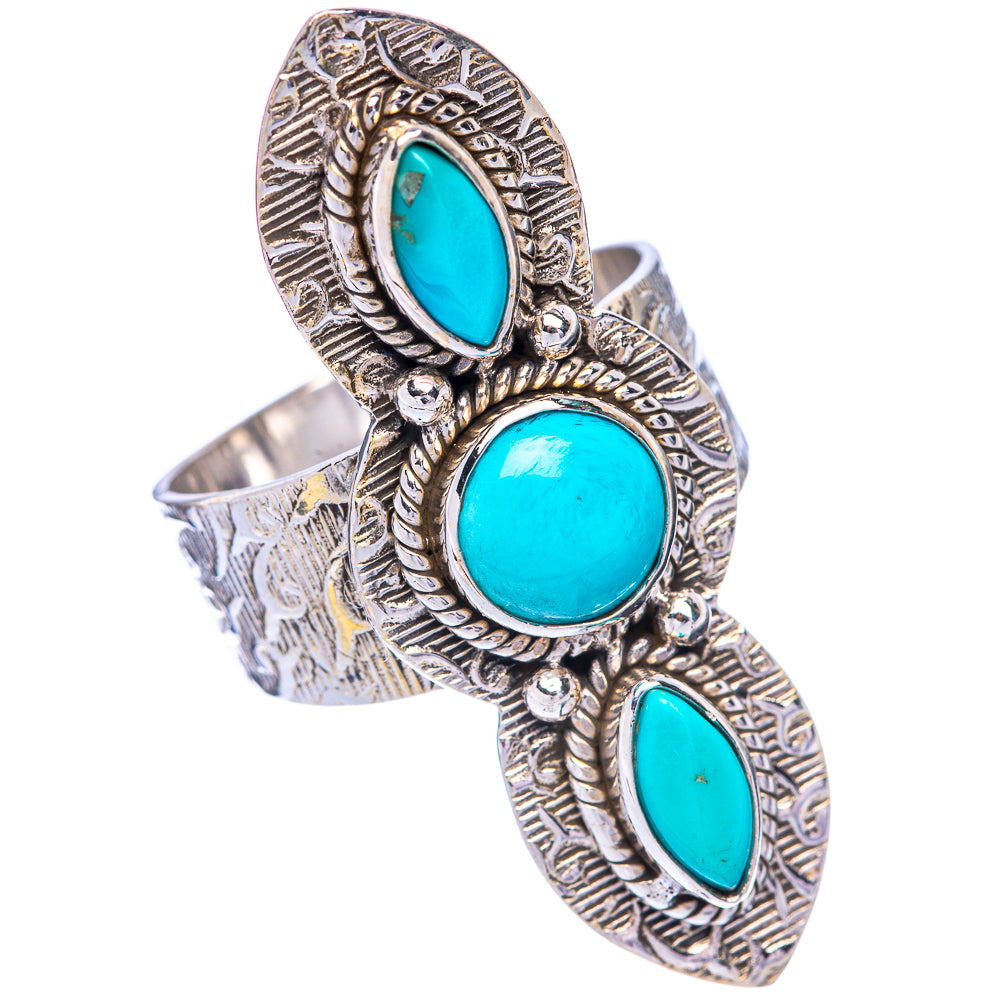 Large Sleeping Beauty Turquoise Ring Size 8 (925 Sterling Silver) R144796