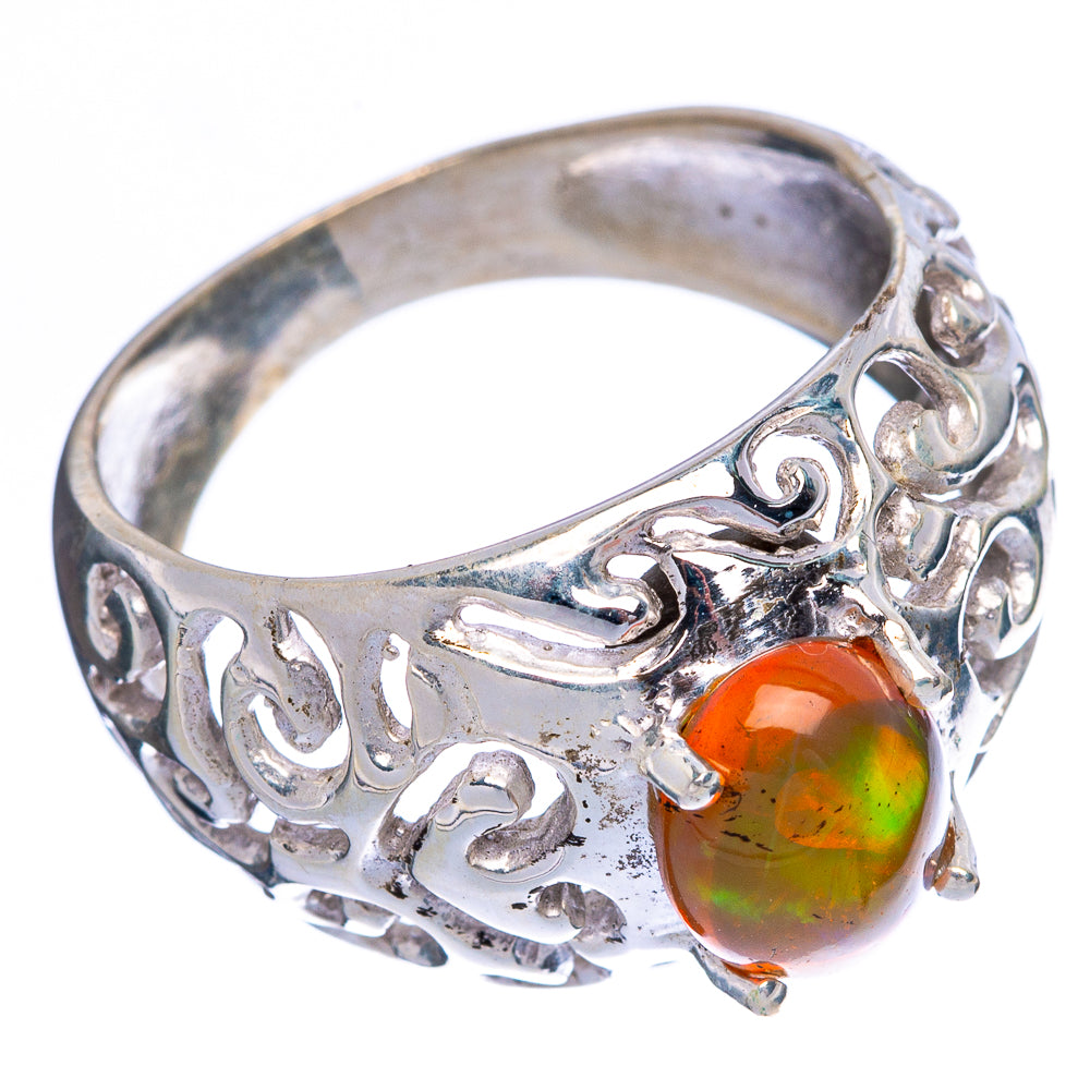 Rare Ethiopian Opal Ring Size 7.75 (925 Sterling Silver) R145996