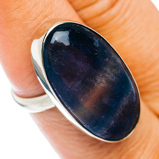 Multi-Fluorite Ring Size 8 (German Silver)