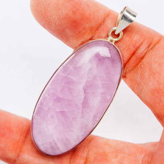 Premium Kunzite Pendant 2 1/4" (.925 Sterling Silver)