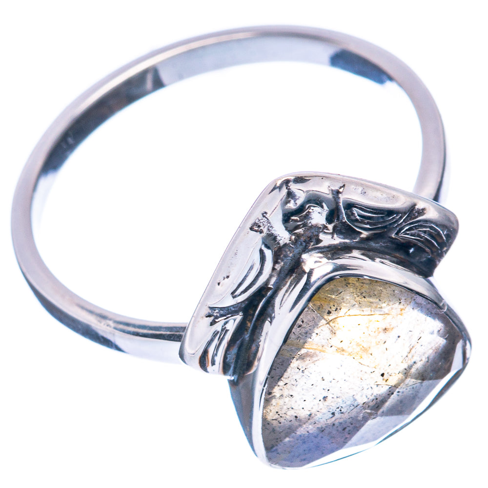 Premium Labradorite 925 Sterling Silver Ring Size 8 (925 Sterling Silver) R2674