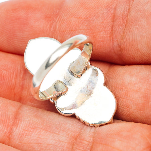 Rainbow Moonstone Ring Size 7 (.925 Sterling Silver)