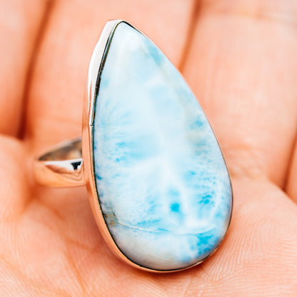 Larimar Ring Size 9 (.925 Sterling Silver)