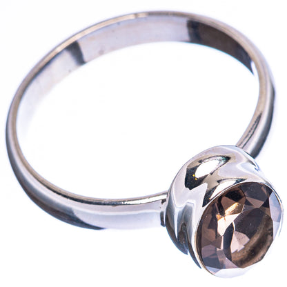 Value Smoky Quartz Ring Size 7.75 (925 Sterling Silver) R3159