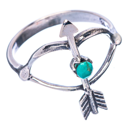 Rare Arizona Turquoise Arrow Ring Size 7.75 (925 Sterling Silver) R1517