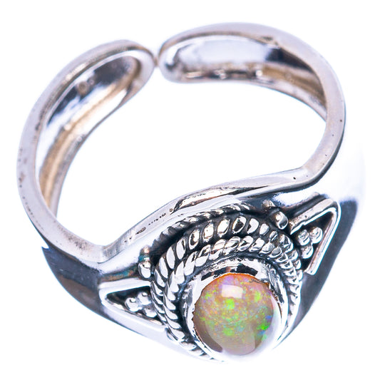 Rare  Ethiopian Opal Ring Size 6.75 (925 Sterling Silver) R3695