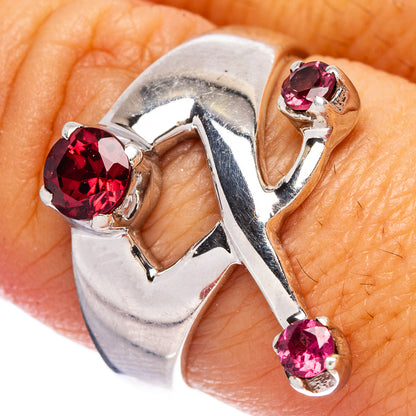 Garnet Ring Size 8 (925 Sterling Silver) R146498