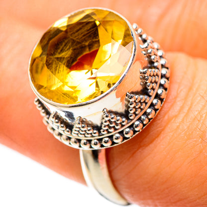 Faceted Citrine Ring Size 7 (925 Sterling Silver) RING139238