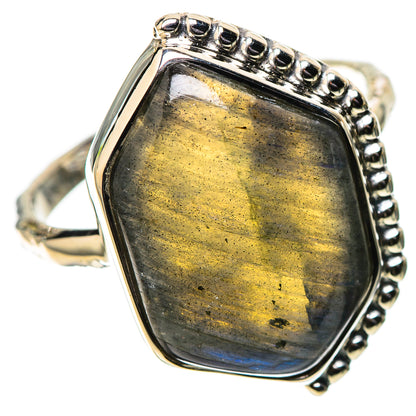 Premium Labradorite Ring Size 8 (925 Sterling Silver) RING138101