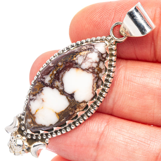 Wild Horse Jasper Pendant 2" (925 Sterling Silver) P44083