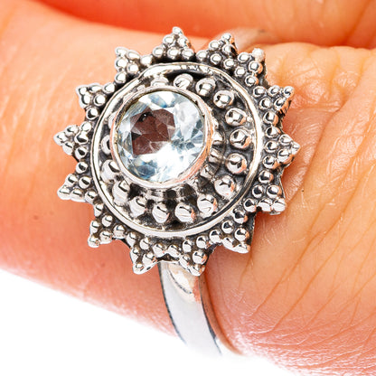 Value Blue Topaz Ring Size 6.75 (925 Sterling Silver) R3345