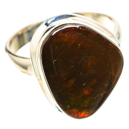 Canadian Ammolite Ring Size 8.25 (925 Sterling Silver) RING138330