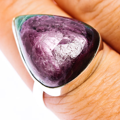 Fire Ruby Zoisite Ring Size 9.5 (.925 Sterling Silver)
