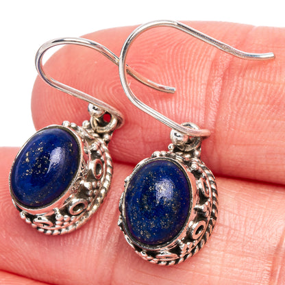 Lapis Lazuli Earrings 1 1/8" (925 Sterling Silver) E433266