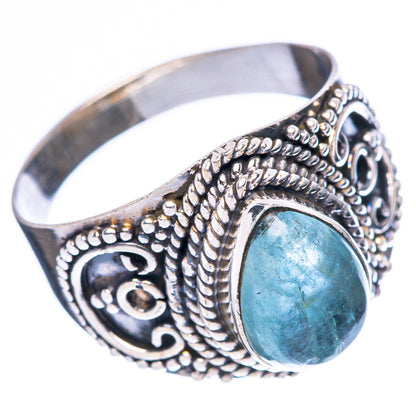 Aquamarine Ring Size 7 (925 Sterling Silver) R4009