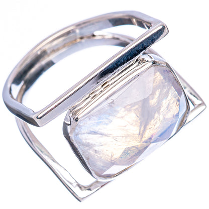Premium Rainbow Moonstone 925 Sterling Silver Ring Size 7.25 Ana Co R3652