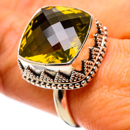 Faceted Citrine Ring Size 9 (925 Sterling Silver) RING138815