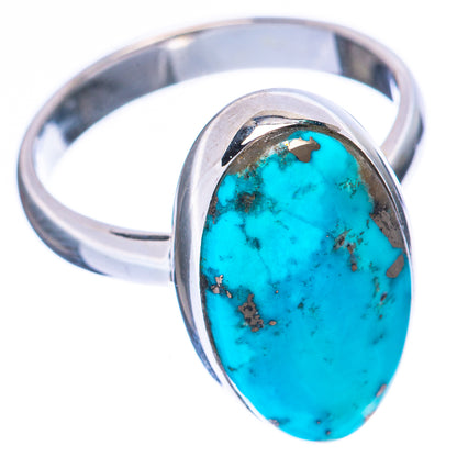 Rare Kingman Turquoise Ring Size 7.75 (925 Sterling Silver) R1980