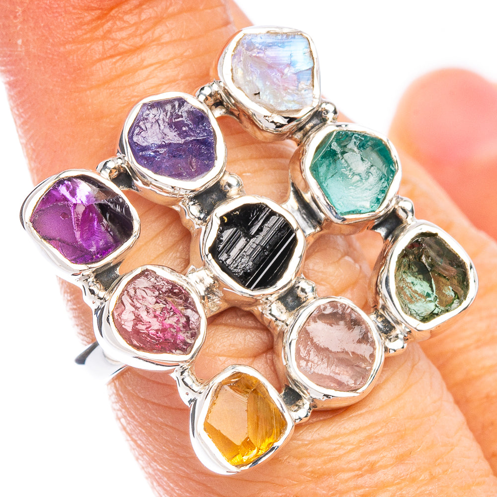 Premium Multi-stone Ring Size 7 (925 Sterling Silver) R8089