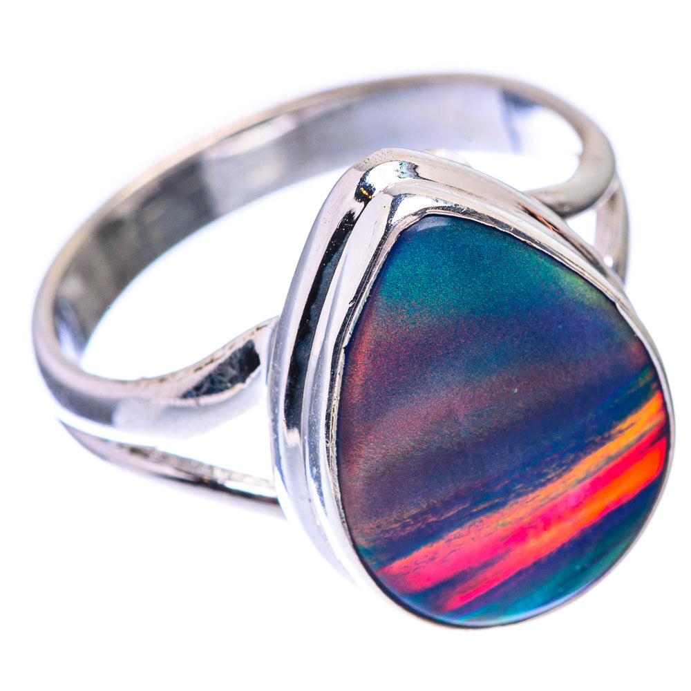 Aura Opal Ring Size 8.25 (925 Sterling Silver) R140589