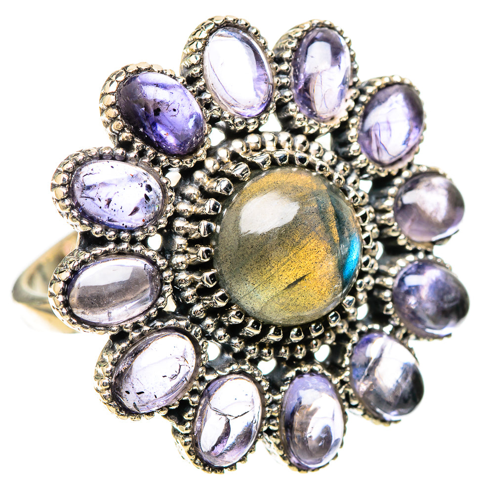 Large Labradorite, Tanzanite Ring Size 10 (925 Sterling Silver) RING137961