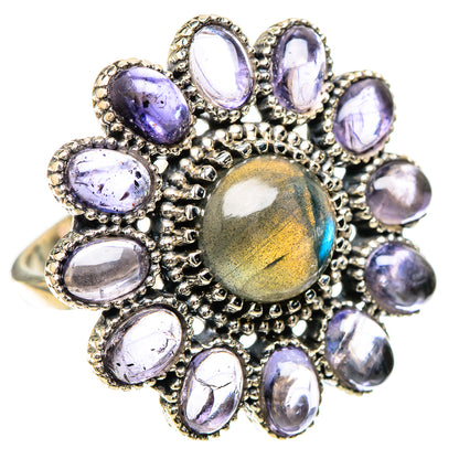 Large Labradorite, Tanzanite Ring Size 10 (925 Sterling Silver) RING137961