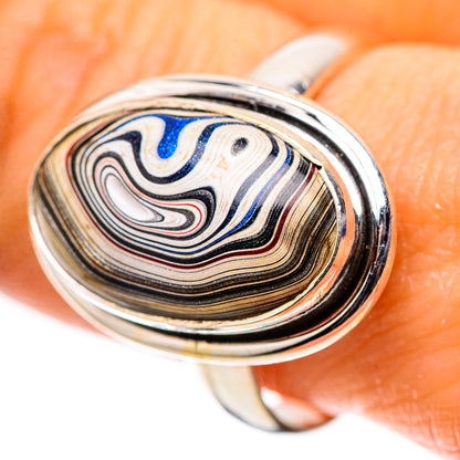 Fordite 925 Sterling Silver Ring Size 9.75 (925 Sterling Silver) RING139574