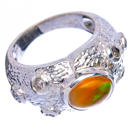 Rare Ethiopian Opal Ring Size 5.75 (925 Sterling Silver) R146025