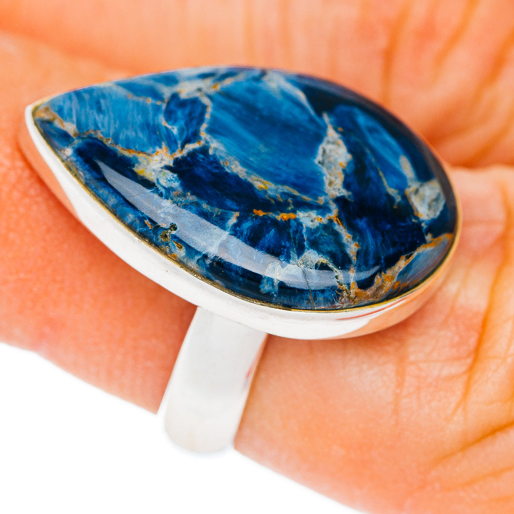 Premium Pietersite Ring Size 5.5 Adjustable (.925 Sterling Silver)