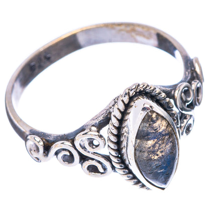 Labradorite Dainty Ring Size 7 (925 Sterling Silver) R5774