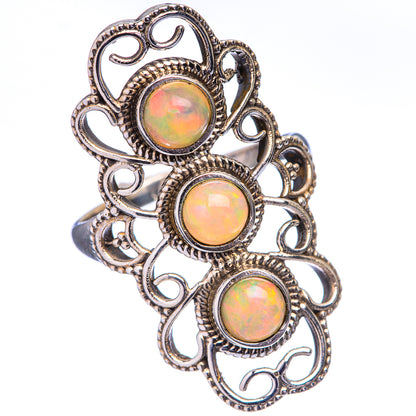 Ethiopian Opal Ring Size 6.75 (925 Sterling Silver) R142676