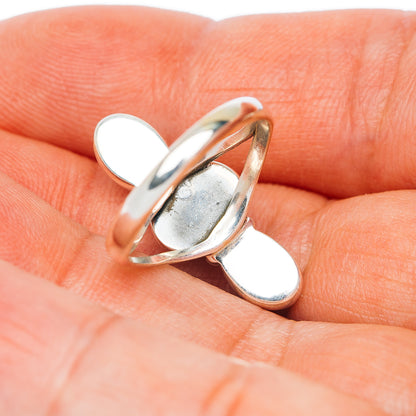 Spiderweb Turquoise Ring Size 6.5 (.925 Sterling Silver)